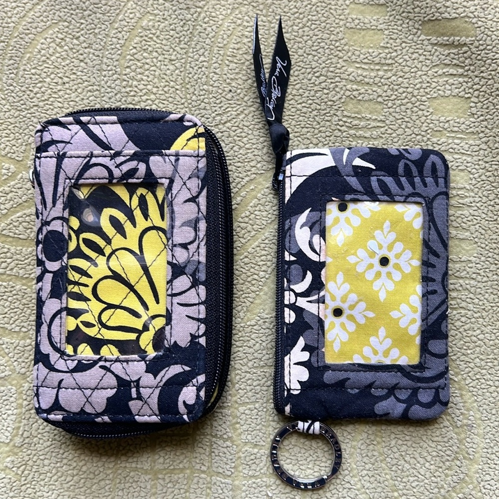 Like new Vera Bradley set of small wallet and card holder